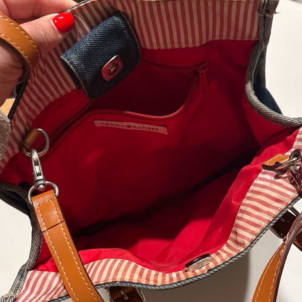 Tommy Hilfiger Denim and Brown Messenger Bag - Picture 5 of 5